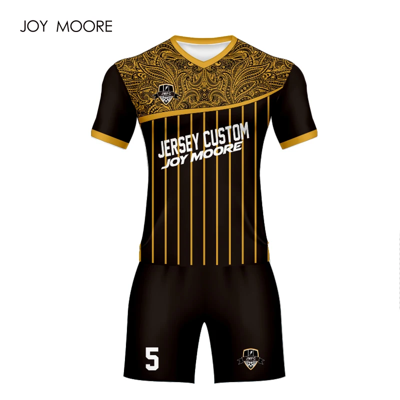Professional design soccer jersey set custom any pattern color men football uniform V collar
Professional design soccer jersey set custom any pattern color men football uniform V collar