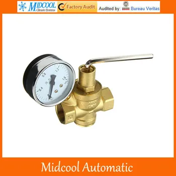 Brass DN15 1/2" water pressure regulator valve and pressure gauge pressure retaining valve water pressure reducing valve
Brass DN15 1/2" water pressure regulator valve and pressure gauge pressure retaining valve water pressure reducing valve