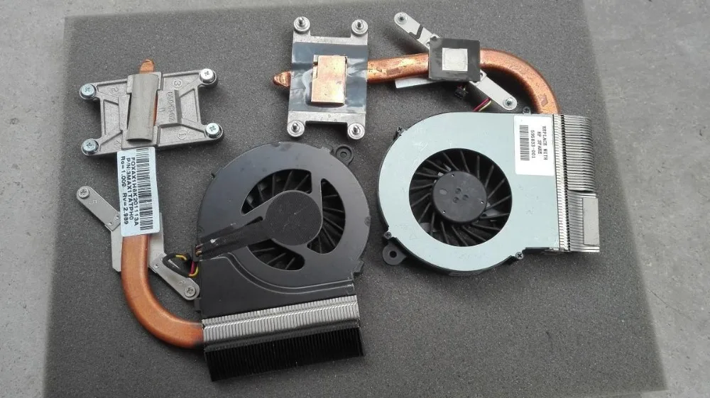 USED working good cooler for HP CQ42 CQ62 G42 G62 INT CPU cooling heatsink with fan 595833-001 617646-001 597786-001 603847-001
USED working good cooler for HP CQ42 CQ62 G42 G62 INT CPU cooling heatsink with fan 595833-001 617646-001 597786-001 603847-001