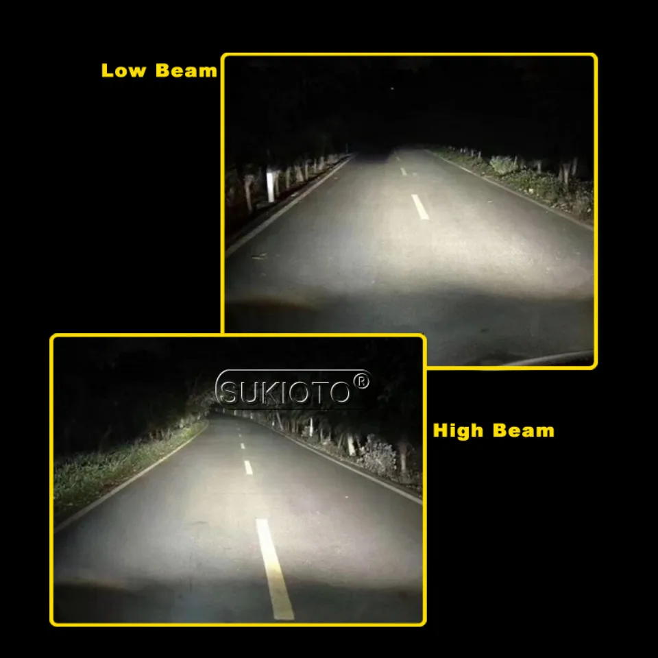 SUKIOTO 2PCS Car Mini LED Headlight D2S D3S 6000K D1S LED Canbus LED Projector Lens Headlamp Bulb D4S D2H 70W LED conversion Kit (3)