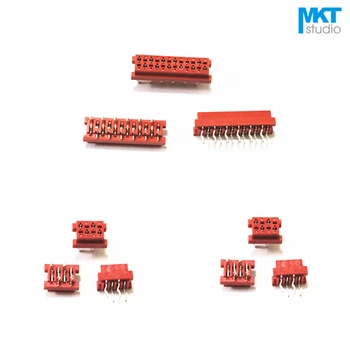 100Pcs Micromatch Through Hole Red 2.54mm Pitch Male IDC Box Header 4P 6P 8P 10P
100Pcs Micromatch Through Hole Red 2.54mm Pitch Male IDC Box Header 4P 6P 8P 10P
