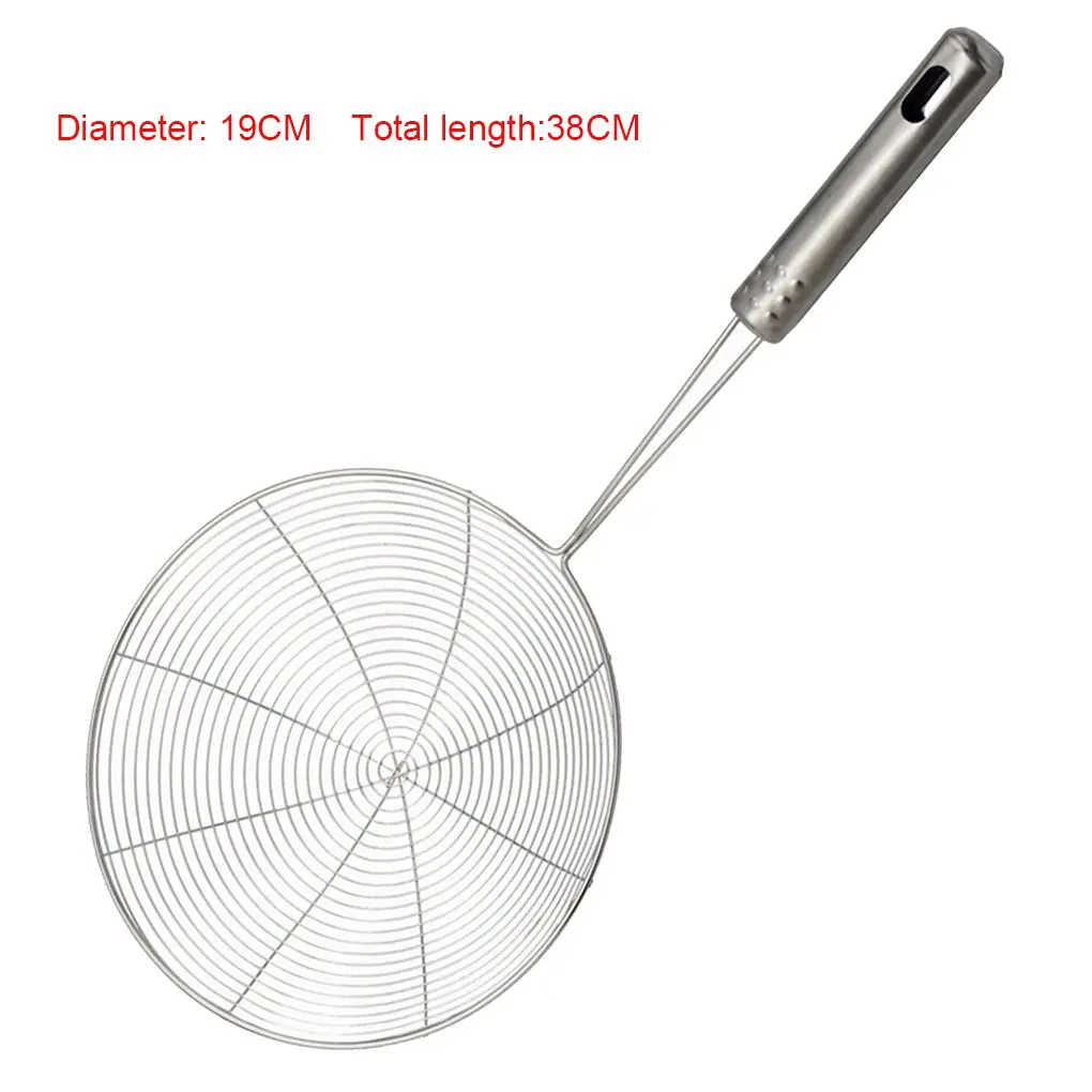 Solid Spider Strainer Skimmer Ladle Stainless Steel Kitchen Utensil Tool French Fries Fish Frying Utensil
Solid Spider Strainer Skimmer Ladle Stainless Steel Kitchen Utensil Tool French Fries Fish Frying Utensil