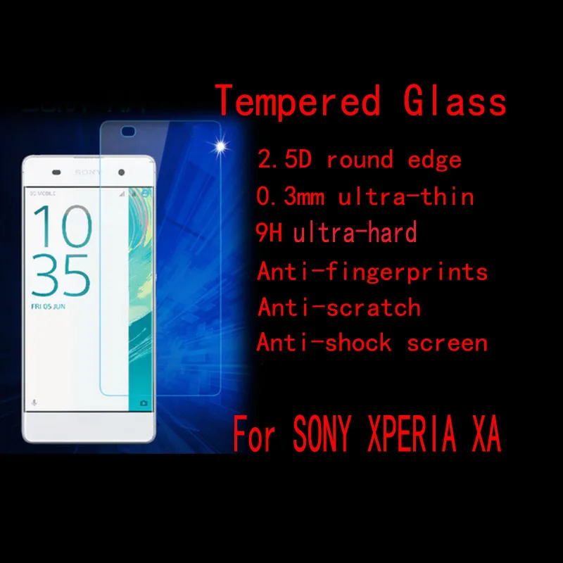 XA Tempered Glass For Sony Xperia XA (Sony XA) Anti-burst Screen Tempered Glass screen protector 2.5D edge With Retail Package
XA Tempered Glass For Sony Xperia XA (Sony XA) Anti-burst Screen Tempered Glass screen protector 2.5D edge With Retail Package