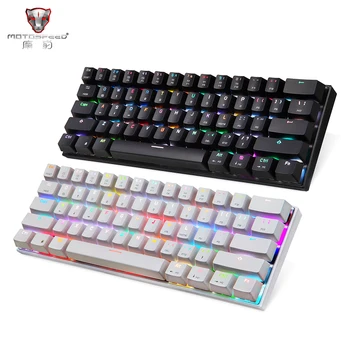 MOTOSPEED CK62 Wired Bluetooth Dual Mode Gaming Keyboard Mechanical Keyboard With Box 7 Colors RGB Backlight Blue&Red Switch
MOTOSPEED CK62 Wired Bluetooth Dual Mode Gaming Keyboard Mechanical Keyboard With Box 7 Colors RGB Backlight Blue&Red Switch