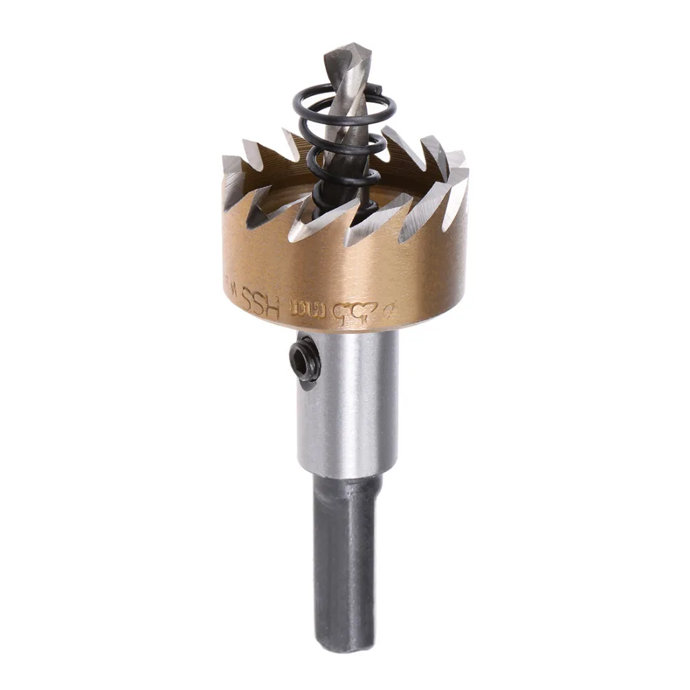 Uxcell Newest 1pcs Gold Tone 25.5/15/24/25/26mm HSS High Speed Steel Drill Bit Hole Saw Cutter for Metal Alloy,Installing Locks
Uxcell Newest 1pcs Gold Tone 25.5/15/24/25/26mm HSS High Speed Steel Drill Bit Hole Saw Cutter for Metal Alloy,Installing Locks