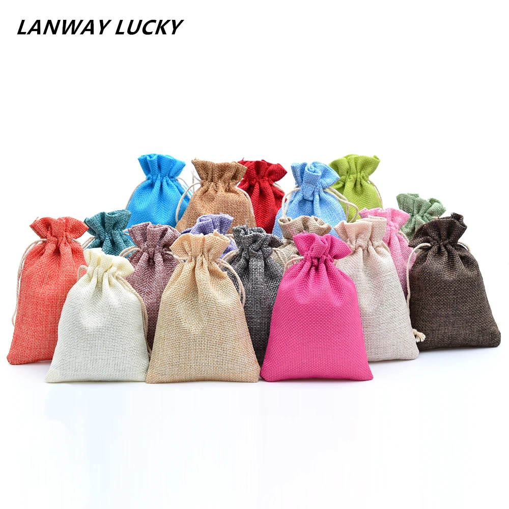 13x18cm/5X7" Handmade Drawstring Packaging Burlap Wedding Party Christmas Gift Bags Pouches Jute Bags 100pcs
13x18cm/5X7" Handmade Drawstring Packaging Burlap Wedding Party Christmas Gift Bags Pouches Jute Bags 100pcs