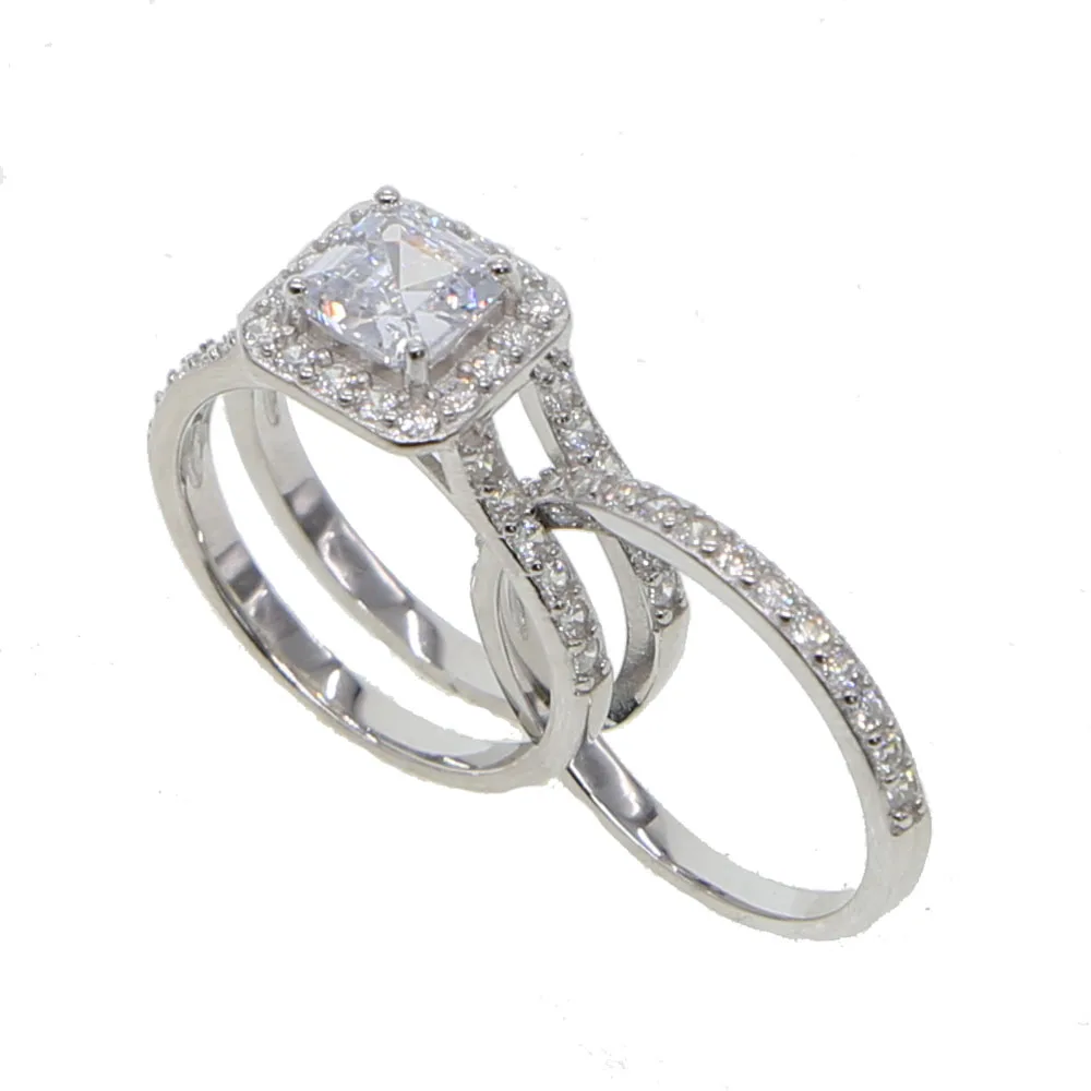Round Cut AAA CZ Solid 925 Sterling Silver Triple Wedding Ring Sets Engagement Band Gift elegant love Jewelry For Women Size7
Round Cut AAA CZ Solid 925 Sterling Silver Triple Wedding Ring Sets Engagement Band Gift elegant love Jewelry For Women Size7