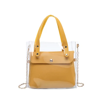 Summer Women Handbags Set PVC Creative Transparent Chain Women Crossbody Bag 2019 Women Shoulder Bags Bolsa Feminina
Summer Women Handbags Set PVC Creative Transparent Chain Women Crossbody Bag 2019 Women Shoulder Bags Bolsa Feminina