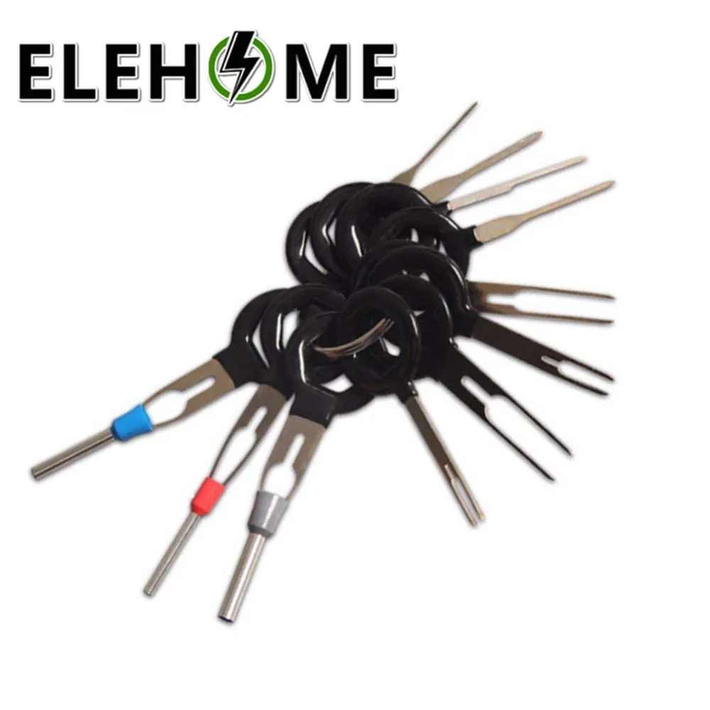 11Pcs Terminal Car Electrical Cable Wiring Crimp Connector Pin Extractor Car Repair Hand Set Plug Key XF30
11Pcs Terminal Car Electrical Cable Wiring Crimp Connector Pin Extractor Car Repair Hand Set Plug Key XF30
