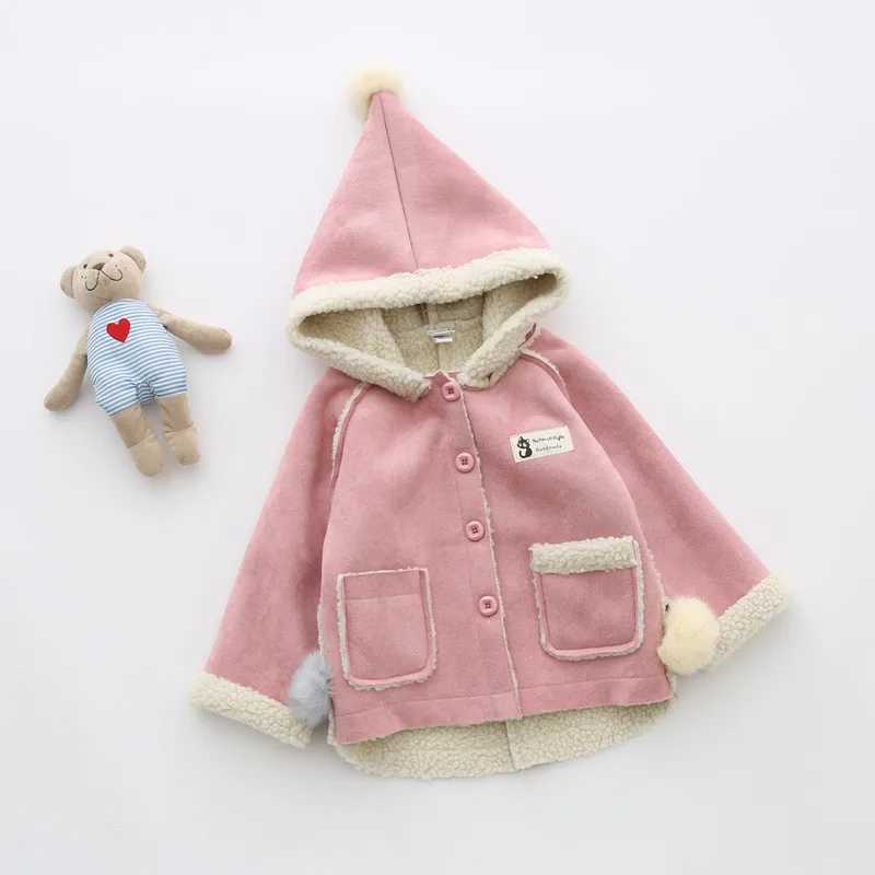 BibiCola girls outerwear winter wools christmas clothes for kids blends child fur hoodies thick fleece velvet children's coat
BibiCola girls outerwear winter wools christmas clothes for kids blends child fur hoodies thick fleece velvet children's coat