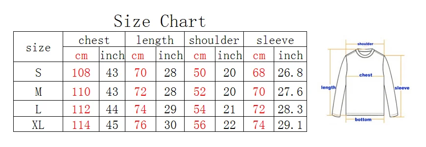 Preston And York Size Chart