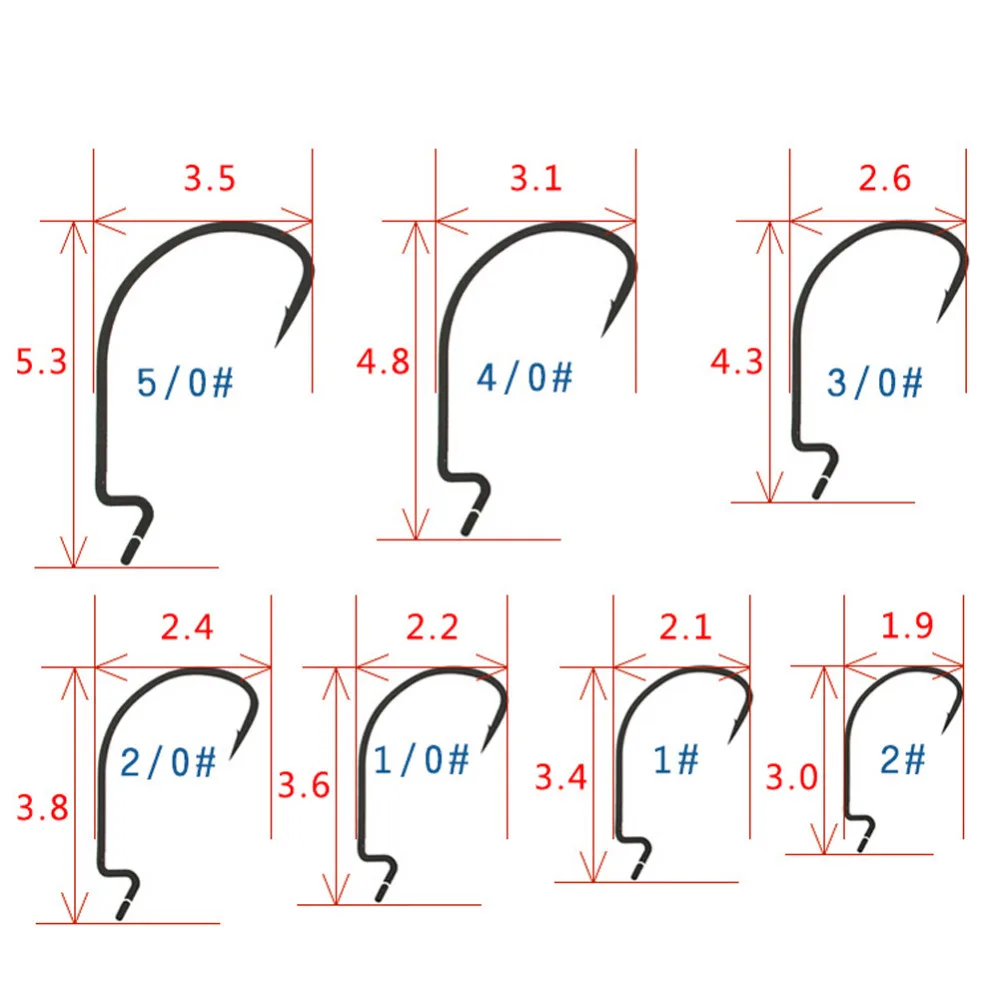 20pcs/Set Red High Carbon Steel Fishing Hook 1/0#,2/0#,3/0#,1#,2# Circle Bait Big Single Hooks Fishing Tackle For Bass Soft bait
20pcs/Set Red High Carbon Steel Fishing Hook 1/0#,2/0#,3/0#,1#,2# Circle Bait Big Single Hooks Fishing Tackle For Bass Soft bait