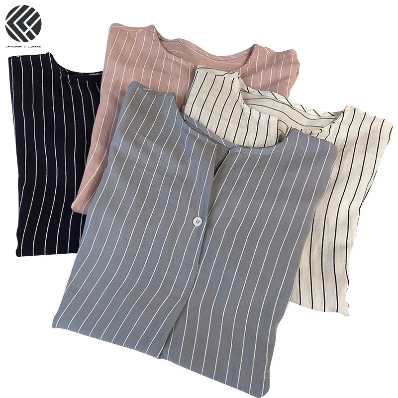2019 Spring And Summer Women Fashion Korea Style Ulzzang V-neck Half Sleeve Pullover Stripe Office Lady Chic Shirts China Import
2019 Spring And Summer Women Fashion Korea Style Ulzzang V-neck Half Sleeve Pullover Stripe Office Lady Chic Shirts China Import