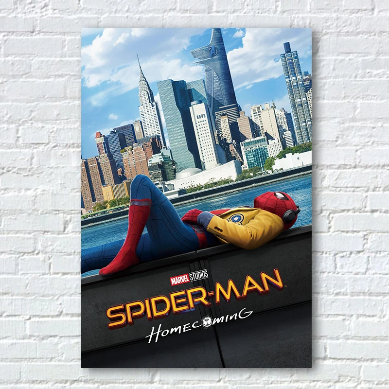 Spider-Man Movie Posters Spider Man Homecoming Prints Marvel Wall Pictures Bedroom Home Decor Fabric Art
Spider-Man Movie Posters Spider Man Homecoming Prints Marvel Wall Pictures Bedroom Home Decor Fabric Art