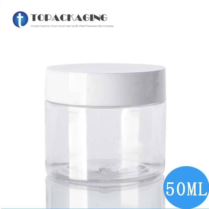 30PCS*50g Cream Jar Clear Plastic Cosmetic Container With Screw Cap Can Empty Makeup Refillable Packing Pot Box Mask Canister
30PCS*50g Cream Jar Clear Plastic Cosmetic Container With Screw Cap Can Empty Makeup Refillable Packing Pot Box Mask Canister