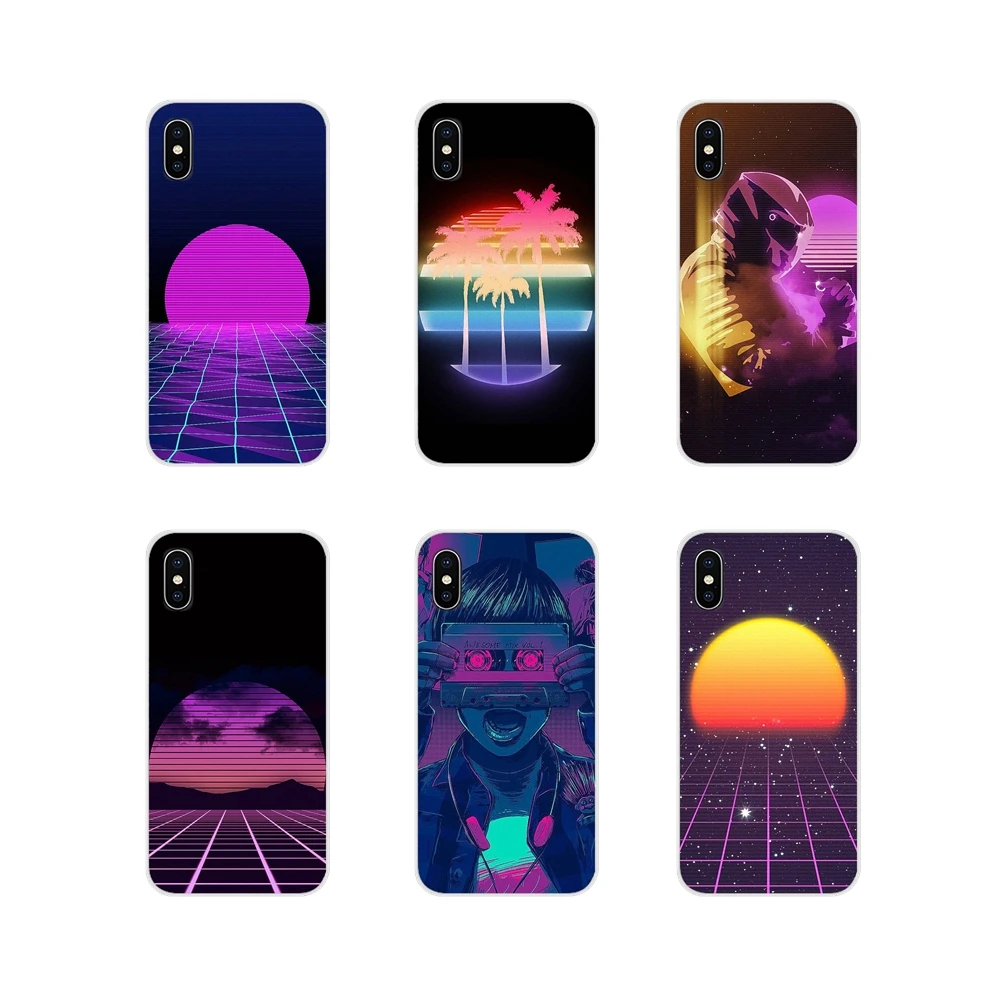 Accessories Phone Cases Covers For Xiaomi Mi4 Mi5 Mi5S Mi6 Mi A1 A2 5X 6X 8 9 Lite SE Pro Max Mix 2 3 2S Hot Retro Wave | Мобильные