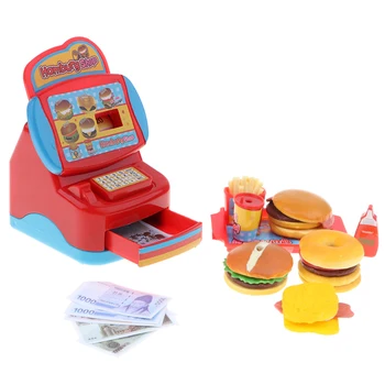 Simulation Fast Food Restaurant Cash Register Playset Kids Children's Pretend Play Toy Birthday Gift Fit for Boys & Girls
Simulation Fast Food Restaurant Cash Register Playset Kids Children's Pretend Play Toy Birthday Gift Fit for Boys & Girls