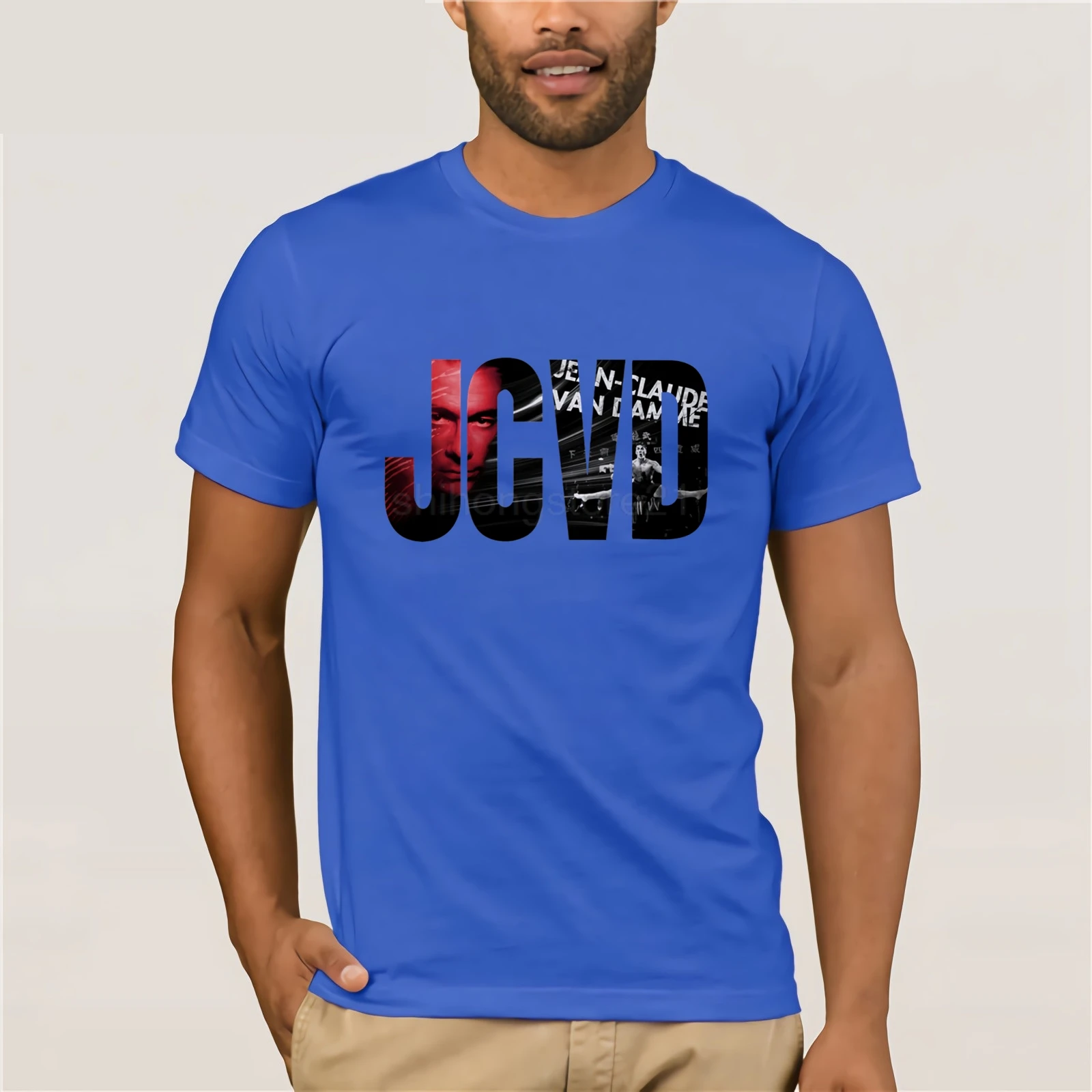Printed T-Shirt Men JCVD Logo Jean Claude Van Damme White T Shirt Top - Mens and Kids Sizes O-Neck T Shirt
Printed T-Shirt Men JCVD Logo Jean Claude Van Damme White T Shirt Top - Mens and Kids Sizes O-Neck T Shirt