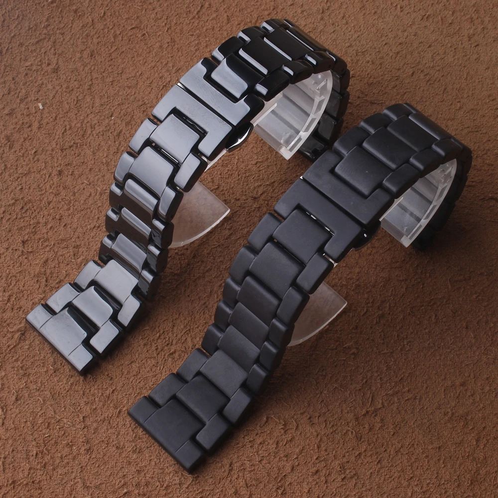 Polished Matte Ceramic Watchbands Black Strap Bracelets for smart mens watches 20mm 22mm fit Samsung Gear S2 S3 Galaxy 46mm case
Polished Matte Ceramic Watchbands Black Strap Bracelets for smart mens watches 20mm 22mm fit Samsung Gear S2 S3 Galaxy 46mm case