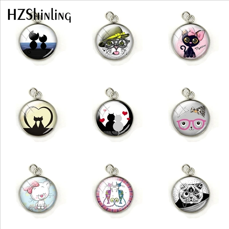 2019 New Vintage Lovely Cartoon Cats Pendants Sweet Cute Kitten Jewelry Glass Dome Stainless Steel Charms Gifts for Friends
2019 New Vintage Lovely Cartoon Cats Pendants Sweet Cute Kitten Jewelry Glass Dome Stainless Steel Charms Gifts for Friends