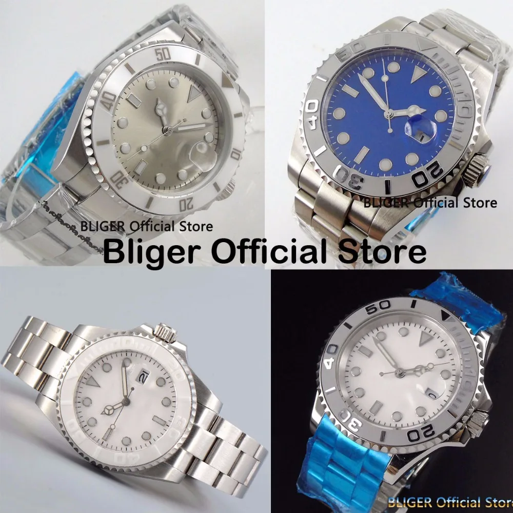 4 Models Luxury Simple Automatic Men's Watch BLIGER 40MM Nologo Watch Face Auto Date Time Watch Wristwatch
4 Models Luxury Simple Automatic Men's Watch BLIGER 40MM Nologo Watch Face Auto Date Time Watch Wristwatch
