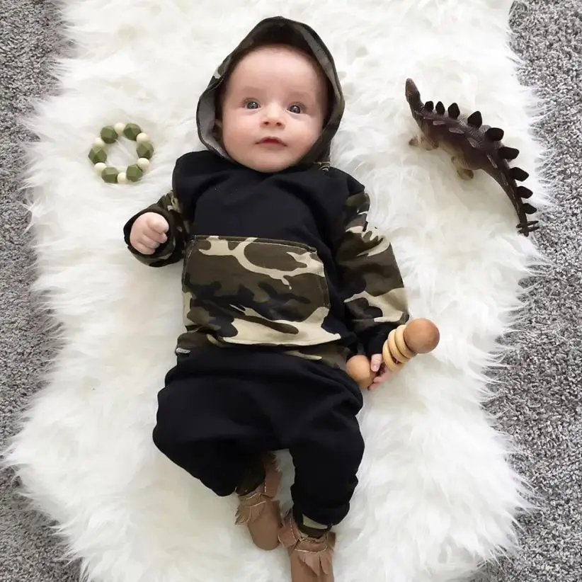 2Pcs Toddler Infant Baby Boy Clothes Set Camouflage Hooded Tops+Pants Outfits Awesome baby set drop shipping August 8
2Pcs Toddler Infant Baby Boy Clothes Set Camouflage Hooded Tops+Pants Outfits Awesome baby set drop shipping August 8