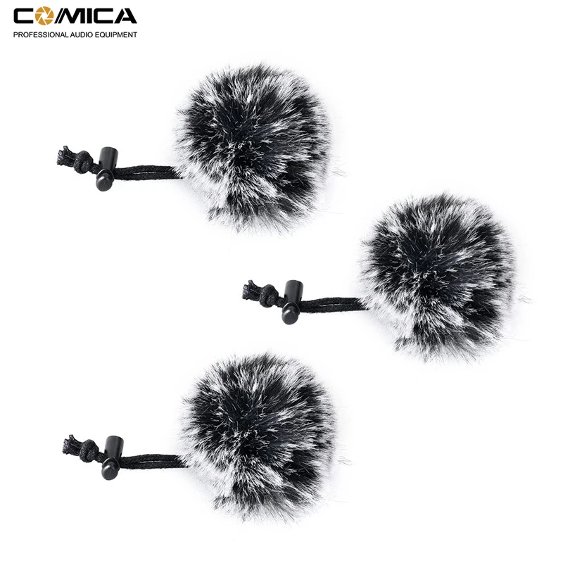 Comica Wind Muff CVM-MF1 Outdoor Furry Microphone Windscreen Deadcat for Clip on Lavalier Lapel Microphone(3 Pack)
Comica Wind Muff CVM-MF1 Outdoor Furry Microphone Windscreen Deadcat for Clip on Lavalier Lapel Microphone(3 Pack)