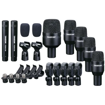 Takstar Drum Set Metal Wired Microphone Mic Kit Professional Musical Instruments DMS-D7
Takstar Drum Set Metal Wired Microphone Mic Kit Professional Musical Instruments DMS-D7