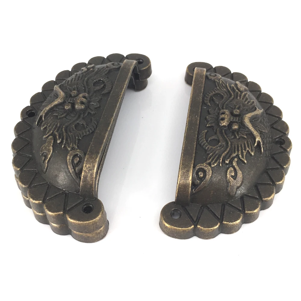 70*35MM Dragon Shell Knobs Dresser Drawer Pull Handle Antique Bronze Furniture Handles Chinese Handle Cabinet Hardware w/Screws
70*35MM Dragon Shell Knobs Dresser Drawer Pull Handle Antique Bronze Furniture Handles Chinese Handle Cabinet Hardware w/Screws