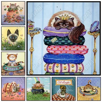 Full Square / Round Diamond Painting Cute Cat Laugh Diamond Embroidery Crystal Mosaic Picture Beaded Cross Stitch Hobby & Crafts
Full Square / Round Diamond Painting Cute Cat Laugh Diamond Embroidery Crystal Mosaic Picture Beaded Cross Stitch Hobby & Crafts