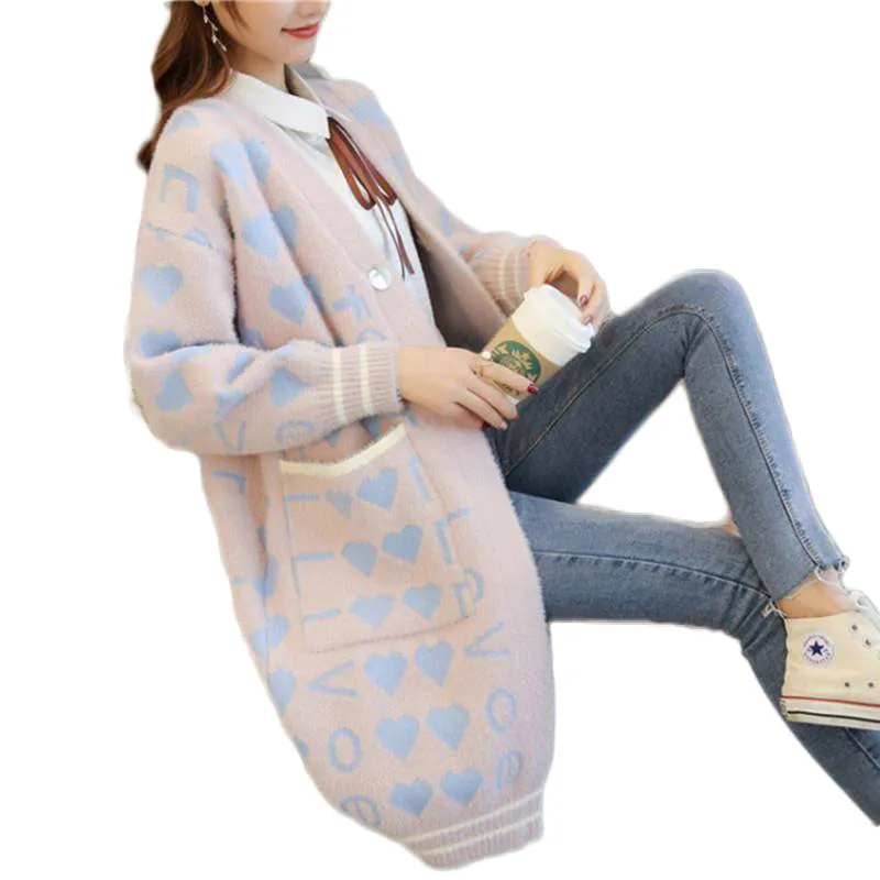 2019 New Spring Autumn Women Imitation Mink Sweater Female All-Match Jacket Coats Long Sleeve Knitting Cardigans Outerwear A28
2019 New Spring Autumn Women Imitation Mink Sweater Female All-Match Jacket Coats Long Sleeve Knitting Cardigans Outerwear A28