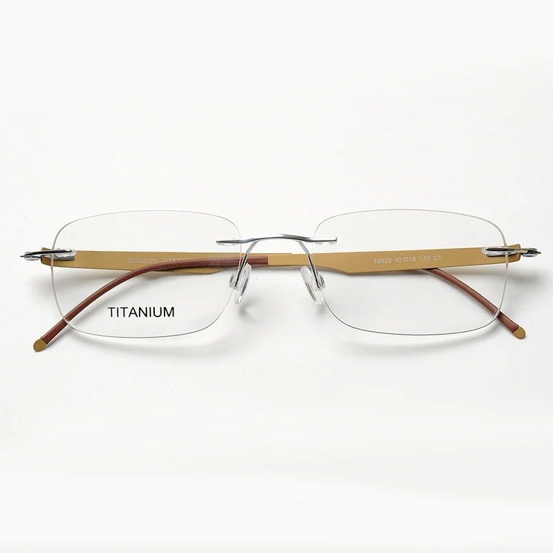 EOOUOOE 100% чистый Титан Для мужчин Opticas очки рецепта очков óculos Gafas кадров для |