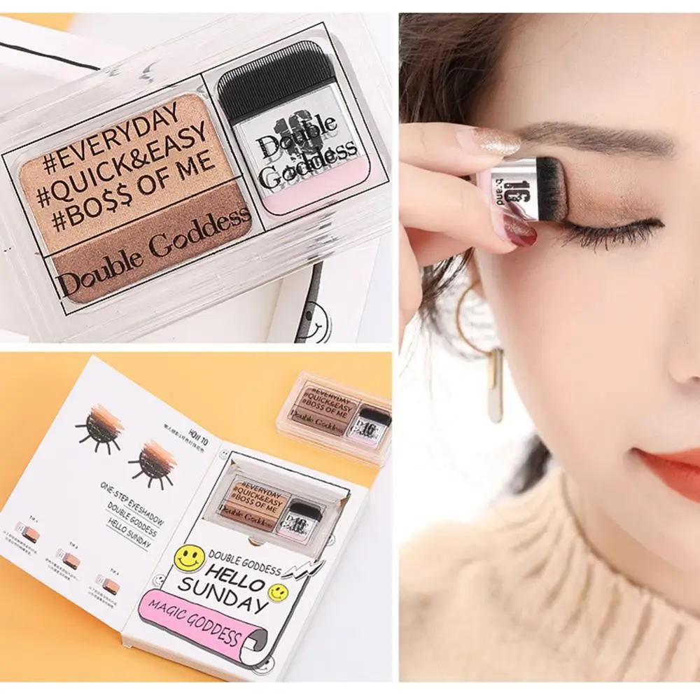 Pearly two-color eyeshadow is not easy to smudge makeup effect long makeup palette flash eye shadow disk waterproof flash CW29
Pearly two-color eyeshadow is not easy to smudge makeup effect long makeup palette flash eye shadow disk waterproof flash CW29