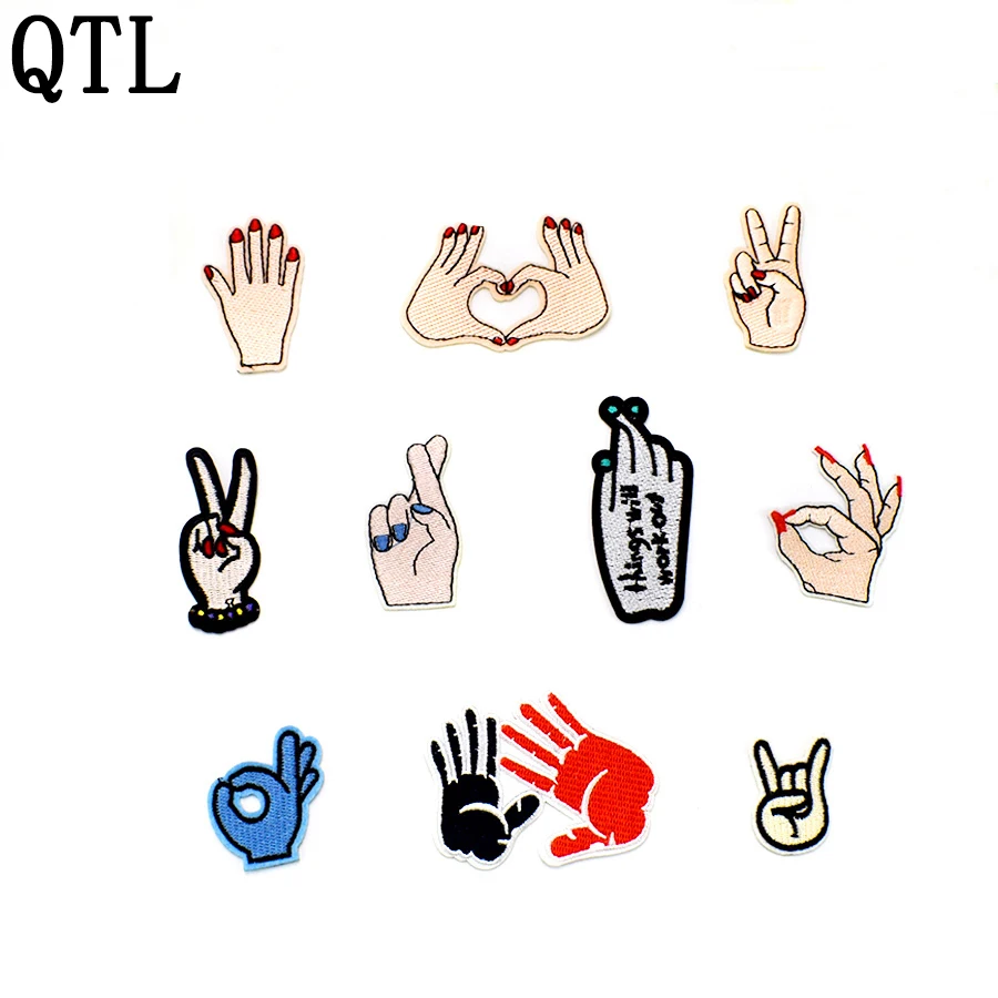 10PCS mixed hand series patches for clothing iron on embroidered appliques DIY apparel sewing accessories patches for clothing
10PCS mixed hand series patches for clothing iron on embroidered appliques DIY apparel sewing accessories patches for clothing
