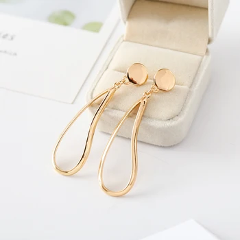 JUJIE Fashion Korean Round Geometric Drop Earrings For Women 2020 Hanging OL Dangle Earring Gold Modern Jewelry Dropshipping
JUJIE Fashion Korean Round Geometric Drop Earrings For Women 2020 Hanging OL Dangle Earring Gold Modern Jewelry Dropshipping