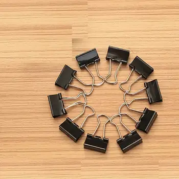 1440 pcs Black 15 mm and 19 mm Paper Clips Creative Clip Office School Home Supplies Black Metal Binder Clips Stationery
1440 pcs Black 15 mm and 19 mm Paper Clips Creative Clip Office School Home Supplies Black Metal Binder Clips Stationery