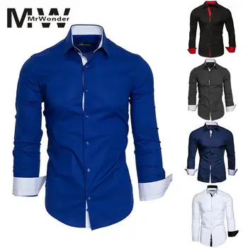 Hit color Men's Causal Slim Shirt White Blue Smart Causal Shirts Males 2018 Autum New Long SLeeve Men Shirts more color San0
Hit color Men's Causal Slim Shirt White Blue Smart Causal Shirts Males 2018 Autum New Long SLeeve Men Shirts more color San0