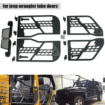 black steel half tube doors with side mirror for jeep wrangler jk 07-15 4 doors auto products
black steel half tube doors with side mirror for jeep wrangler jk 07-15 4 doors auto products