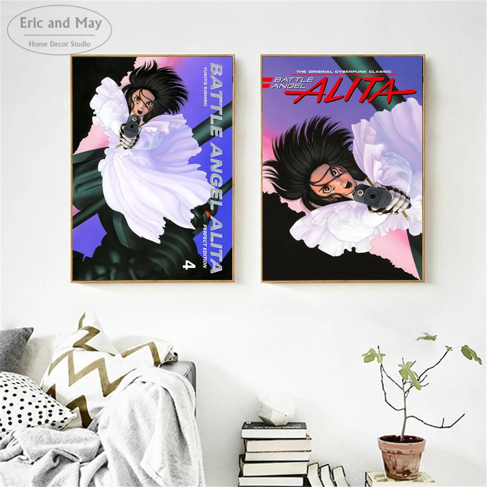 Слайд-Battle Angel Alita Deluxe Плакаты и художественная печать на холсте декоративные