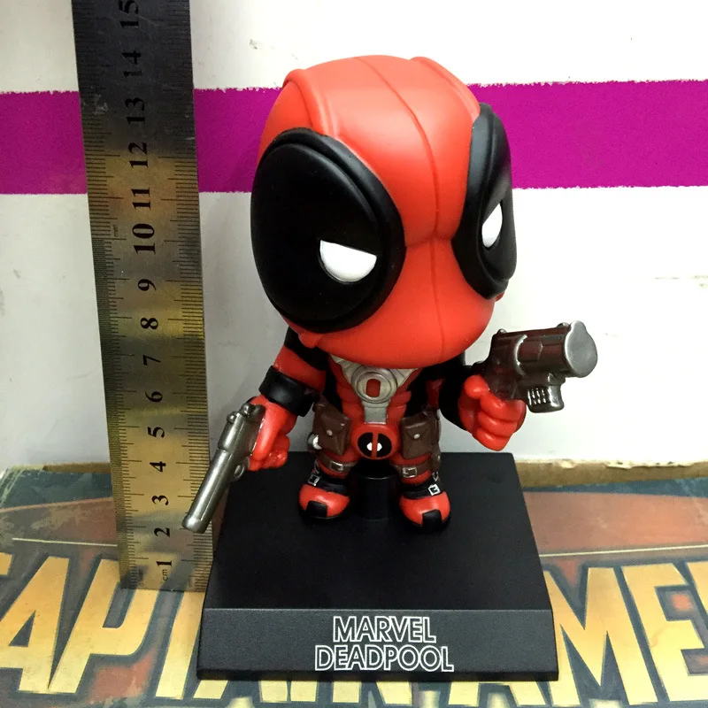 14cm Q Version Deadpool Action Figure Toy MARVEL NOW Car Furnishing Articles Model Holiday Gifts Ornament X-Men Hand Do
14cm Q Version Deadpool Action Figure Toy MARVEL NOW Car Furnishing Articles Model Holiday Gifts Ornament X-Men Hand Do