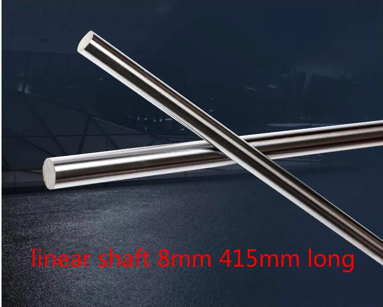 NEW 2pcs/lot 8mm linear shaft 8mm 415mm long for LM8UU 8mm linear ball bearing linear smooth rod
NEW 2pcs/lot 8mm linear shaft 8mm 415mm long for LM8UU 8mm linear ball bearing linear smooth rod