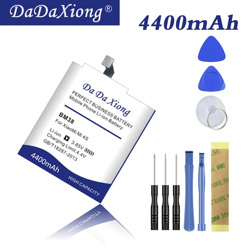 Original Da Da Xiong high capacity 4800mAh BM38 Battery for Xiaomi Mi4s Mi 4S M4S Cell Phone Battery
Original Da Da Xiong high capacity 4800mAh BM38 Battery for Xiaomi Mi4s Mi 4S M4S Cell Phone Battery