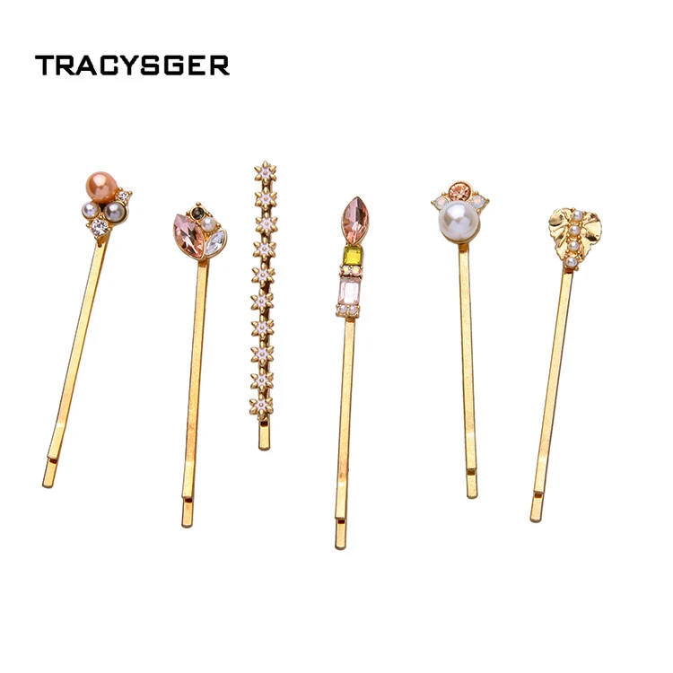 

AB-ts00121 / TRACYSGER /sweet girl jewerly / fashion jewelry personality all-match Lang glaze pearl set of female hairPIN