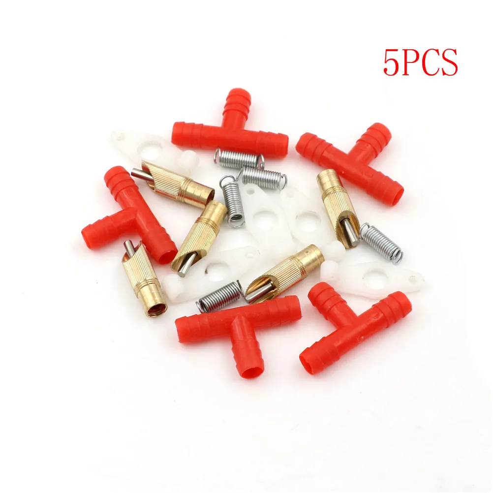 5sets Automatic Nipple Water Feeder+T Tubing + Spring Waterer Drinker Poultry Rabbits Nouse Feeder Drinker For Farm Animals
5sets Automatic Nipple Water Feeder+T Tubing + Spring Waterer Drinker Poultry Rabbits Nouse Feeder Drinker For Farm Animals