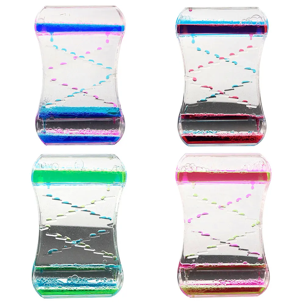 New 1pc Creative Double Color Floating Liquid Oil Acrylic Hourglass Liquid Visual Movement Hourglass Timer Home Decoration
New 1pc Creative Double Color Floating Liquid Oil Acrylic Hourglass Liquid Visual Movement Hourglass Timer Home Decoration