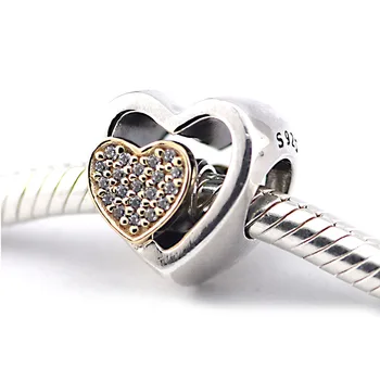 925 Sterling Silver Jewelry Joined Together Clear CZ Charm Fits Brand Charms Bracelets Original Beads Jewelry Making
925 Sterling Silver Jewelry Joined Together Clear CZ Charm Fits Brand Charms Bracelets Original Beads Jewelry Making