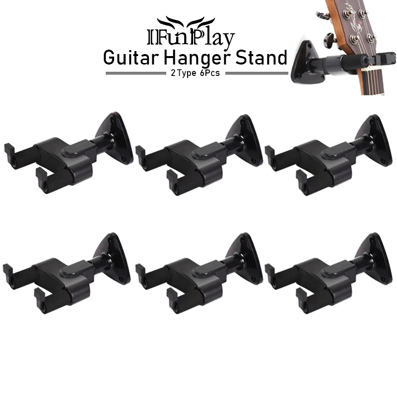 6Pcs Mounted Hanger with Auto Lock Hook Wall Holder Stands Racks for Guitar Ukulele Bass Music Stand holder for a guitar B
6Pcs Mounted Hanger with Auto Lock Hook Wall Holder Stands Racks for Guitar Ukulele Bass Music Stand holder for a guitar B
