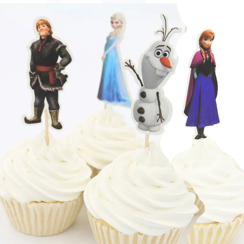 24pcs/48pcs 4 Design Frozen Princess Olaf Cupcake topper for Muffin cake decoration birthday wedding party suppliers
24pcs/48pcs 4 Design Frozen Princess Olaf Cupcake topper for Muffin cake decoration birthday wedding party suppliers
