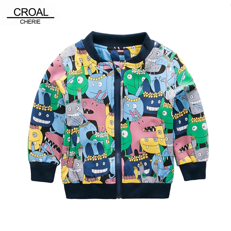 CROAL CHERIE Spring Coat Baby Jacket Cute Cartoon Kids Clothes For Boys Girls Jacket Kids Outerwear & Coats Autumn 80-130cm (9)