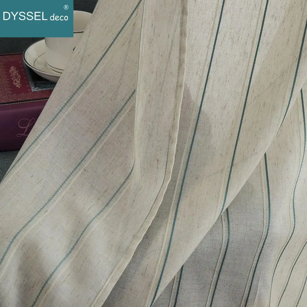 Modern Home decorative white Grey Linen striped American Style Window sheer Curtains pencil pleat Grommet for live room bedroom
Modern Home decorative white Grey Linen striped American Style Window sheer Curtains pencil pleat Grommet for live room bedroom